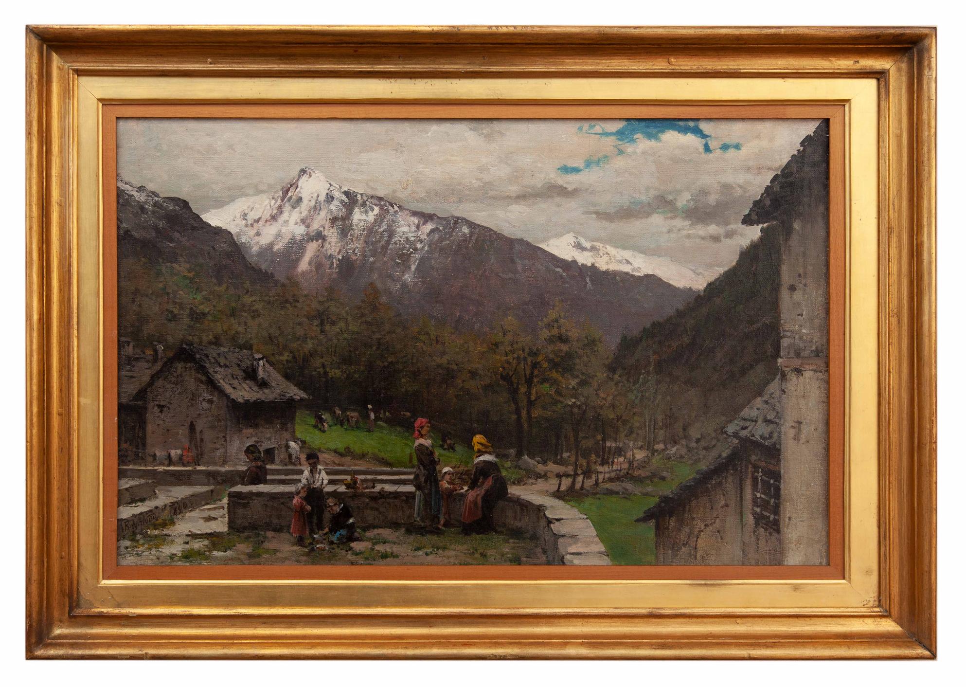 lodovico raymond: Piazza di paese