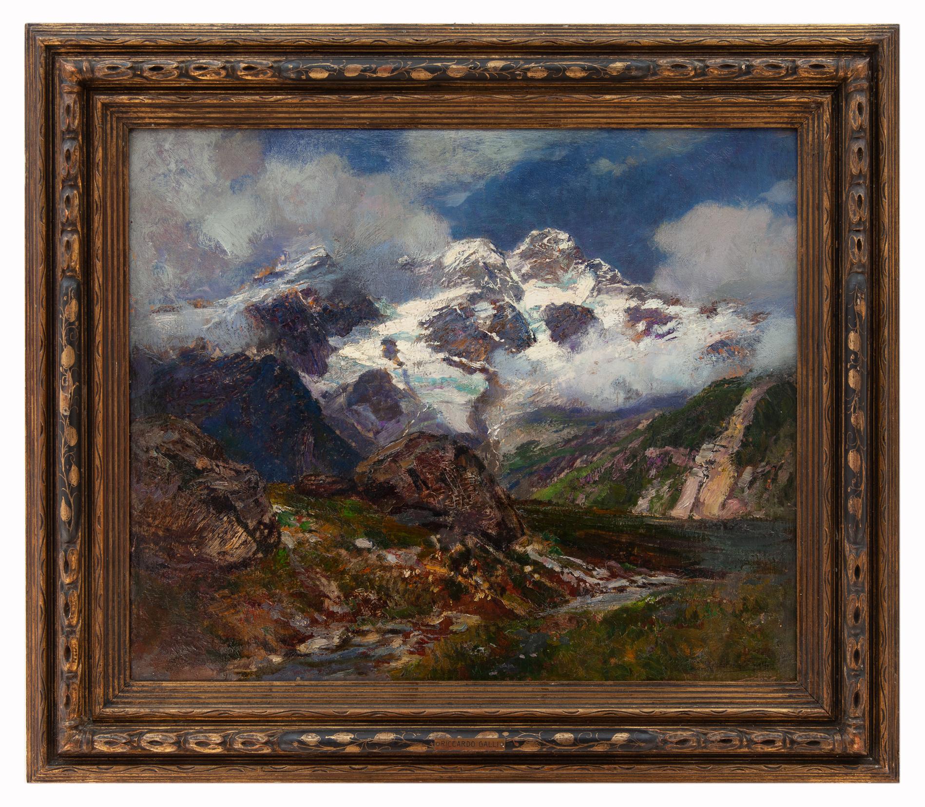 riccardo galli: Il Monte Rosa dall'Alpe Campo