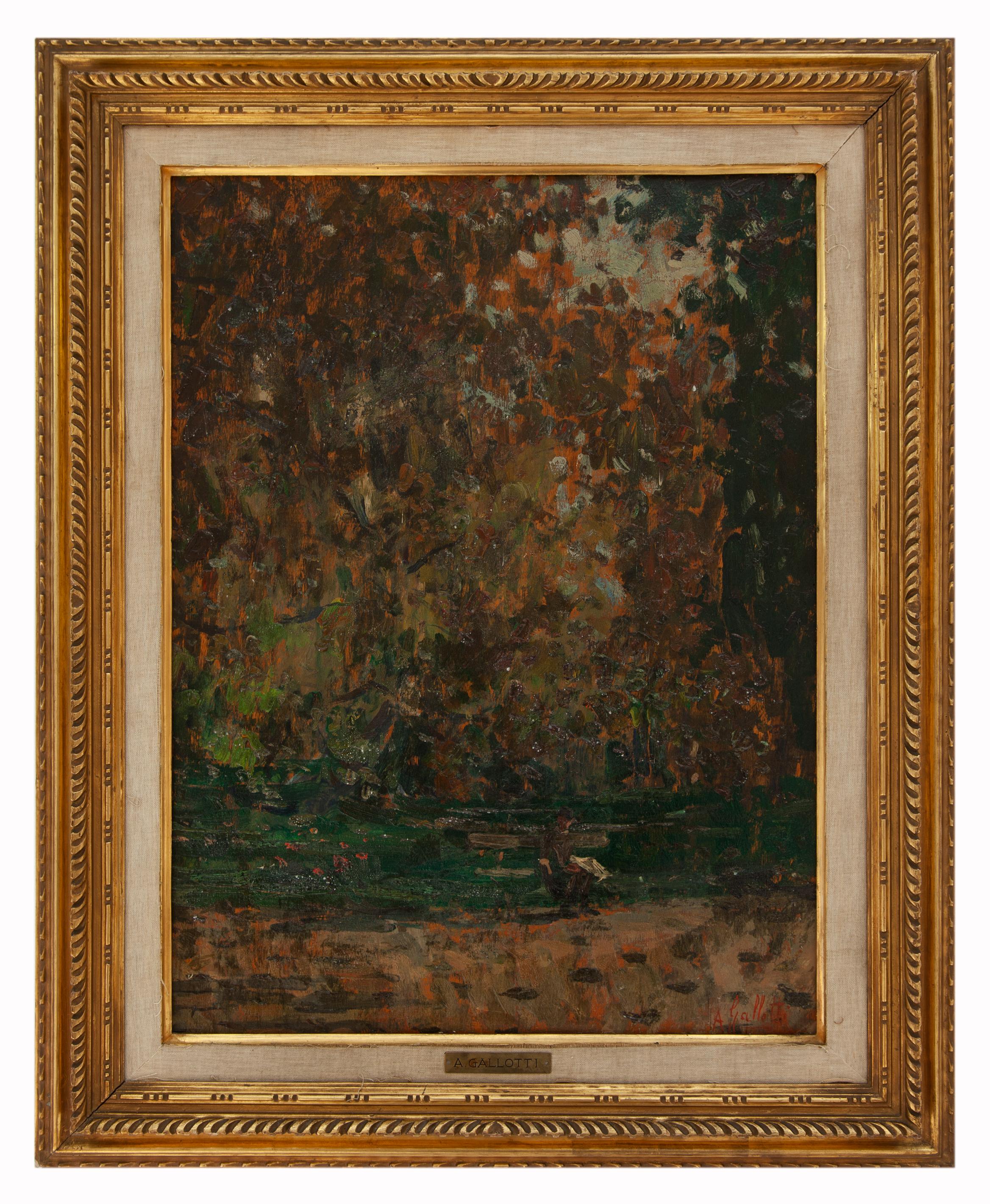 alessandro gallotti: Figura nel parco