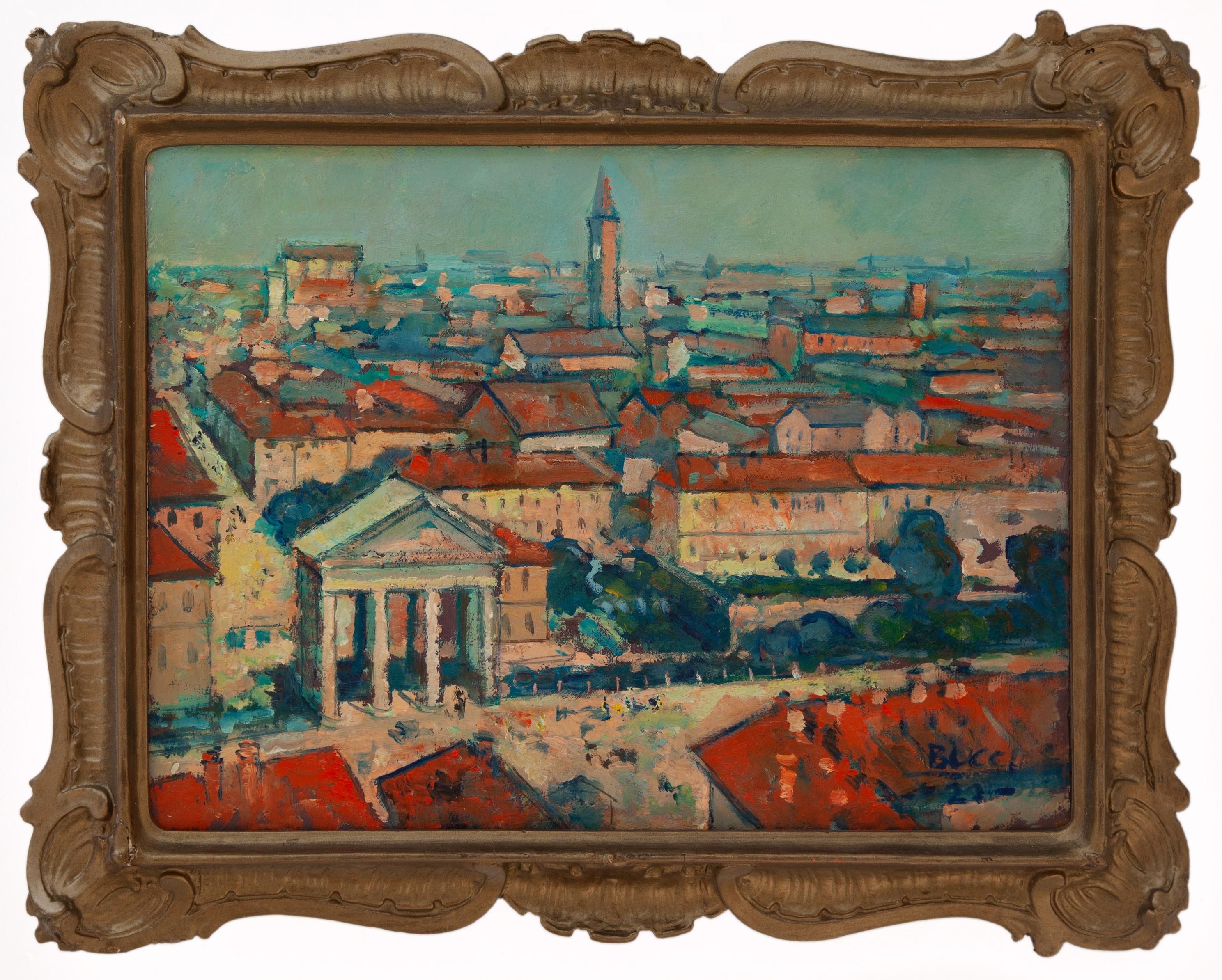 anselmo bucci: Porta Ticinese Milano 1922