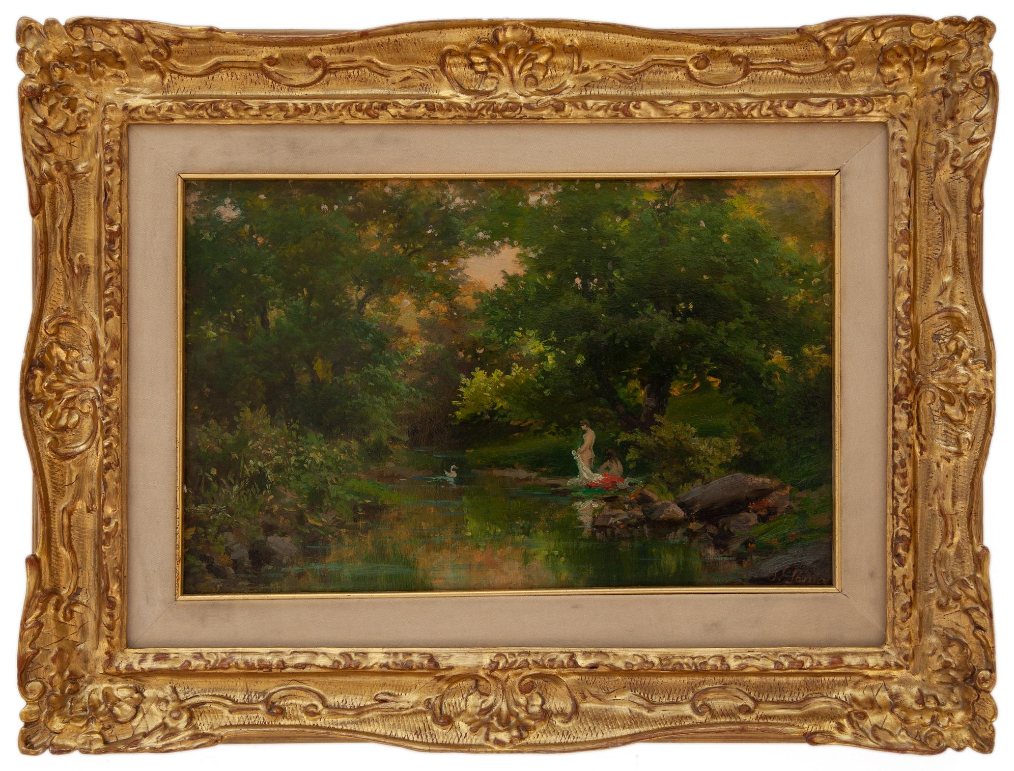 silvio poma: Il bagno sul fiume