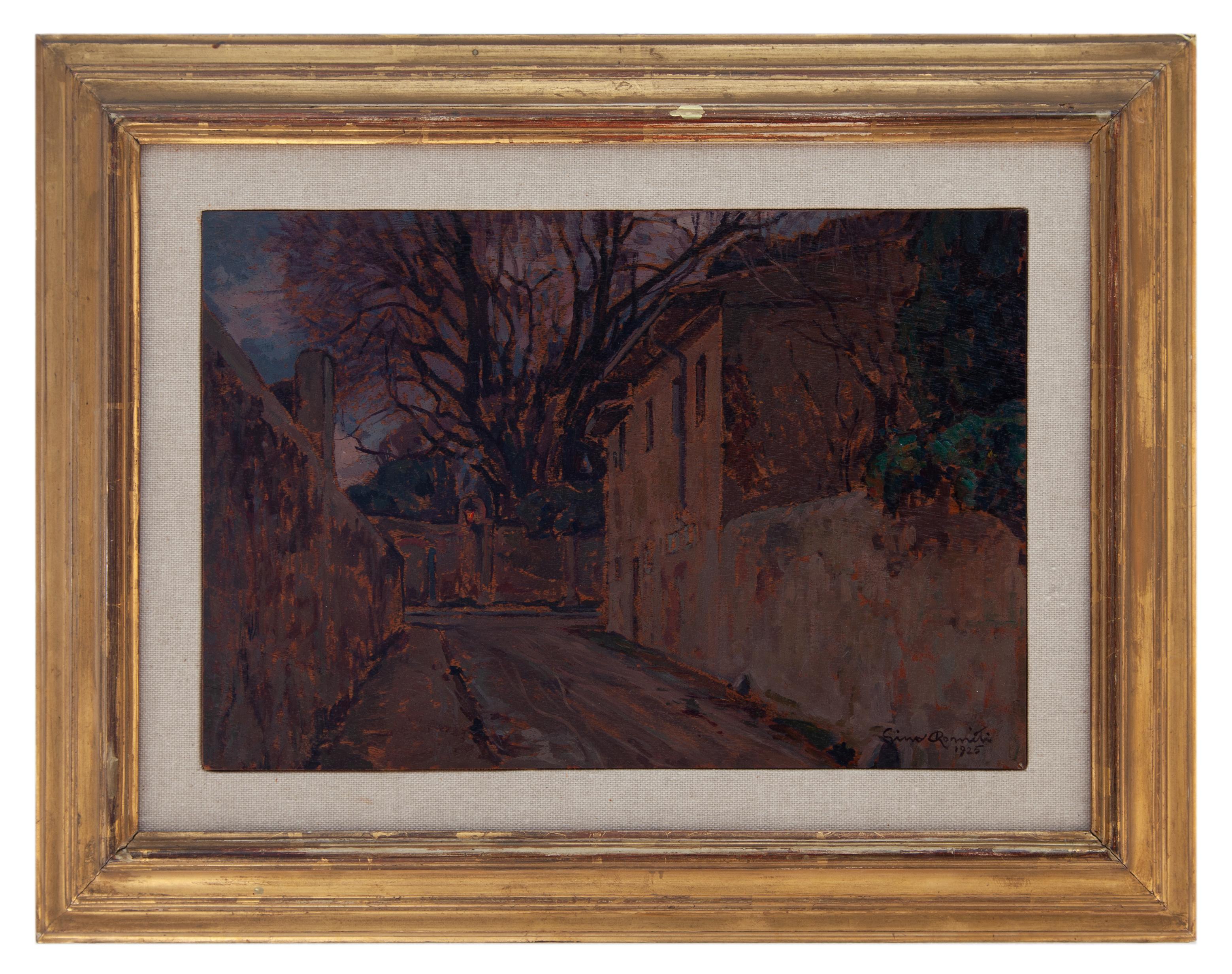 gino romiti: Verso la sera, 1925