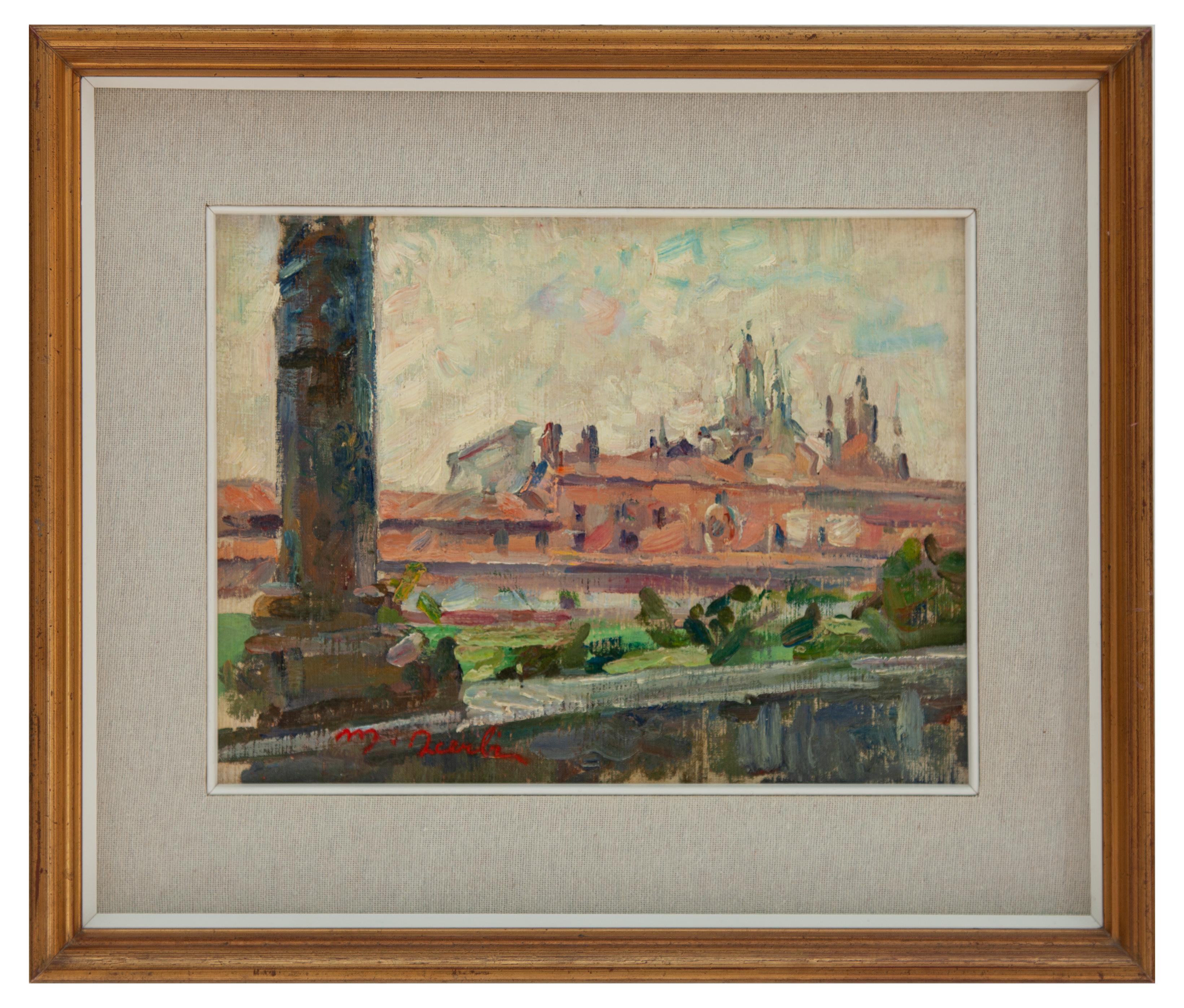 mario acerbi: Scorcio di Pavia