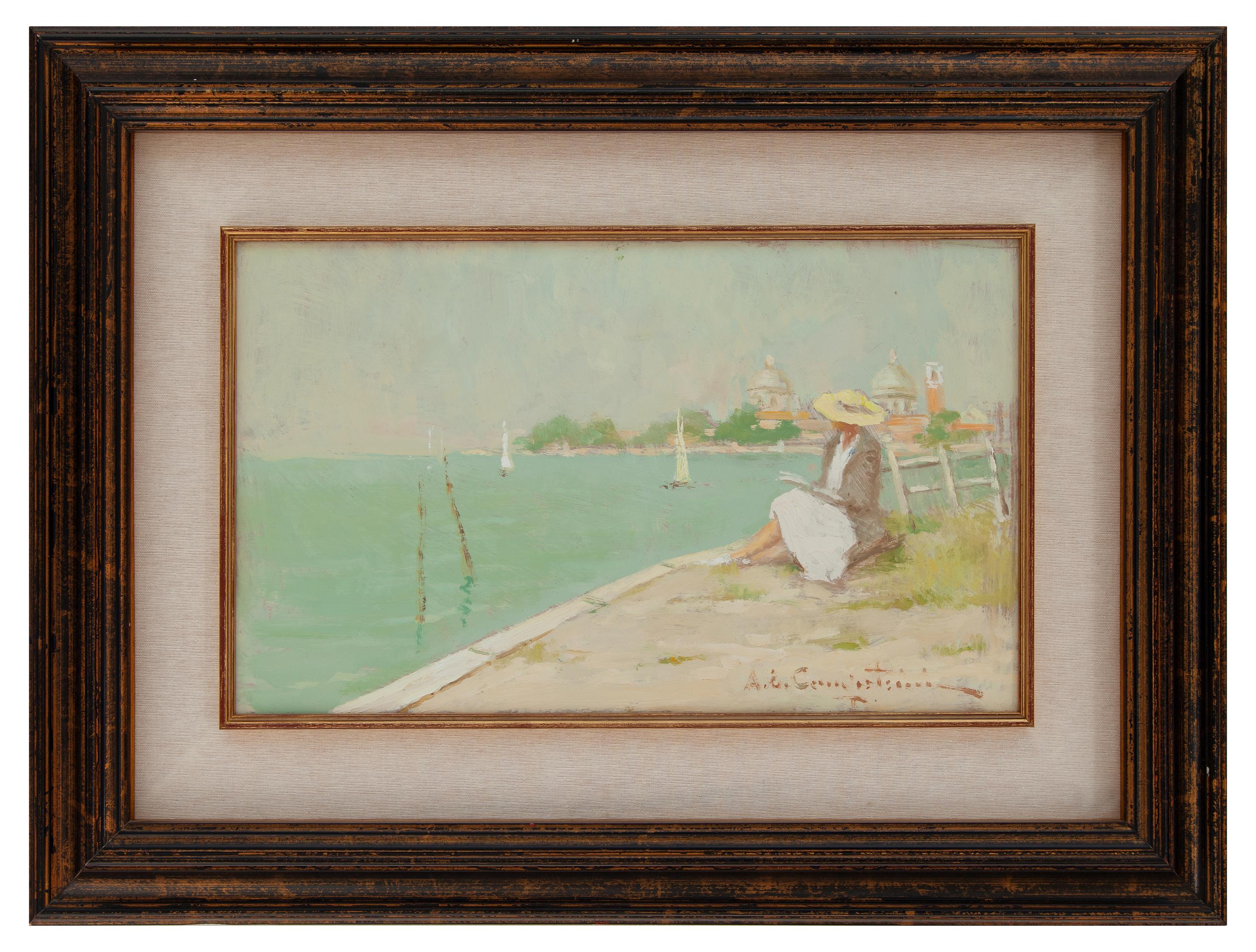 alcide ernesto campestrini: Mattino in Laguna