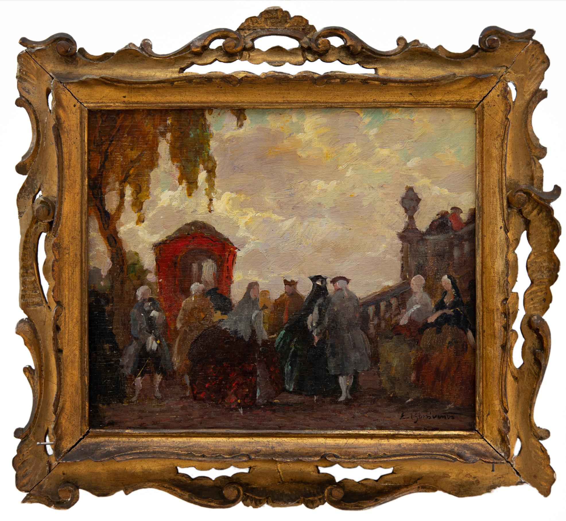 eugenio bonivento: Scena settecentesca