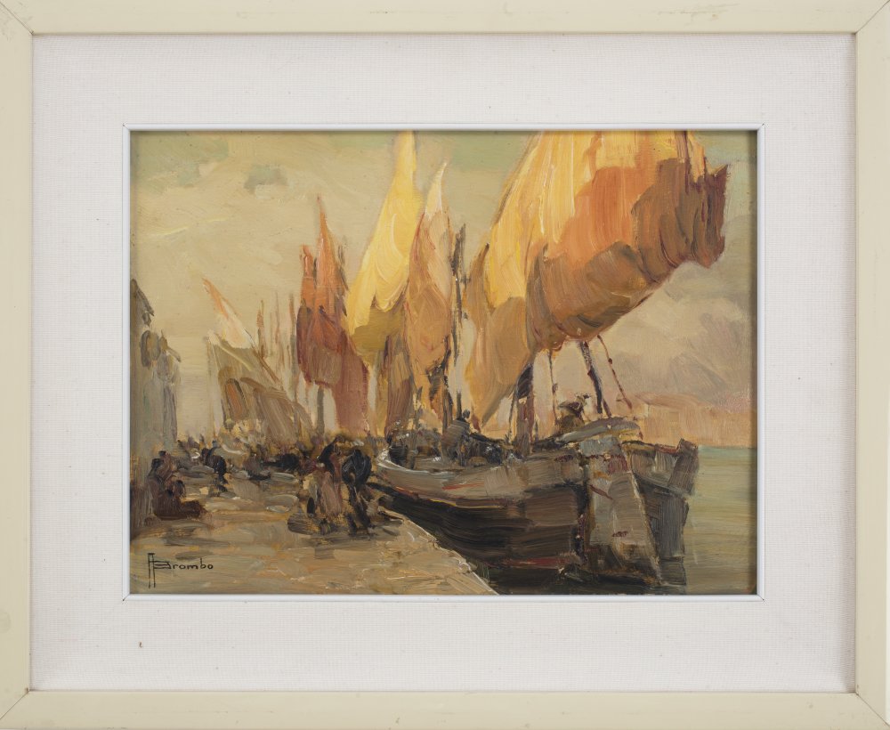 angelo brombo: Vele al sole. Chioggia