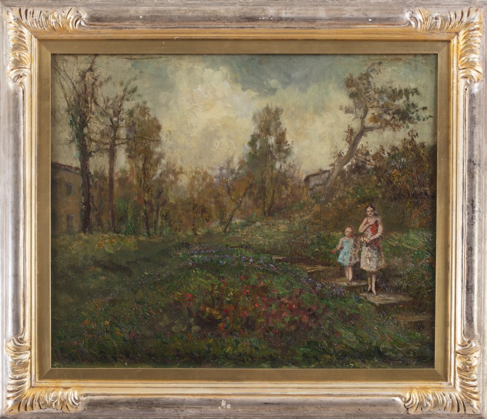 angiolo  dandrea: In giardino