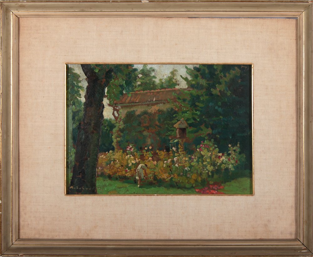 arcangelo salvarani: In giardino