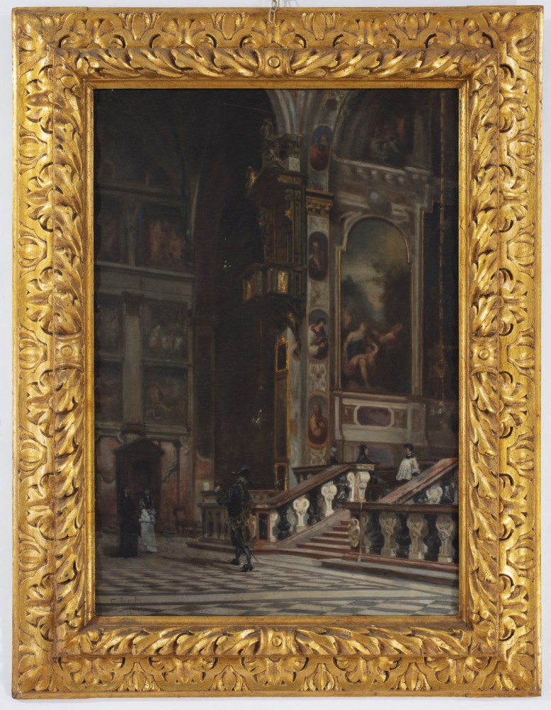 emilio borsa: Interno del duomo di Monza