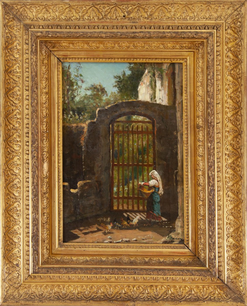 francesco saverio altamura: L'ingresso dell'aia