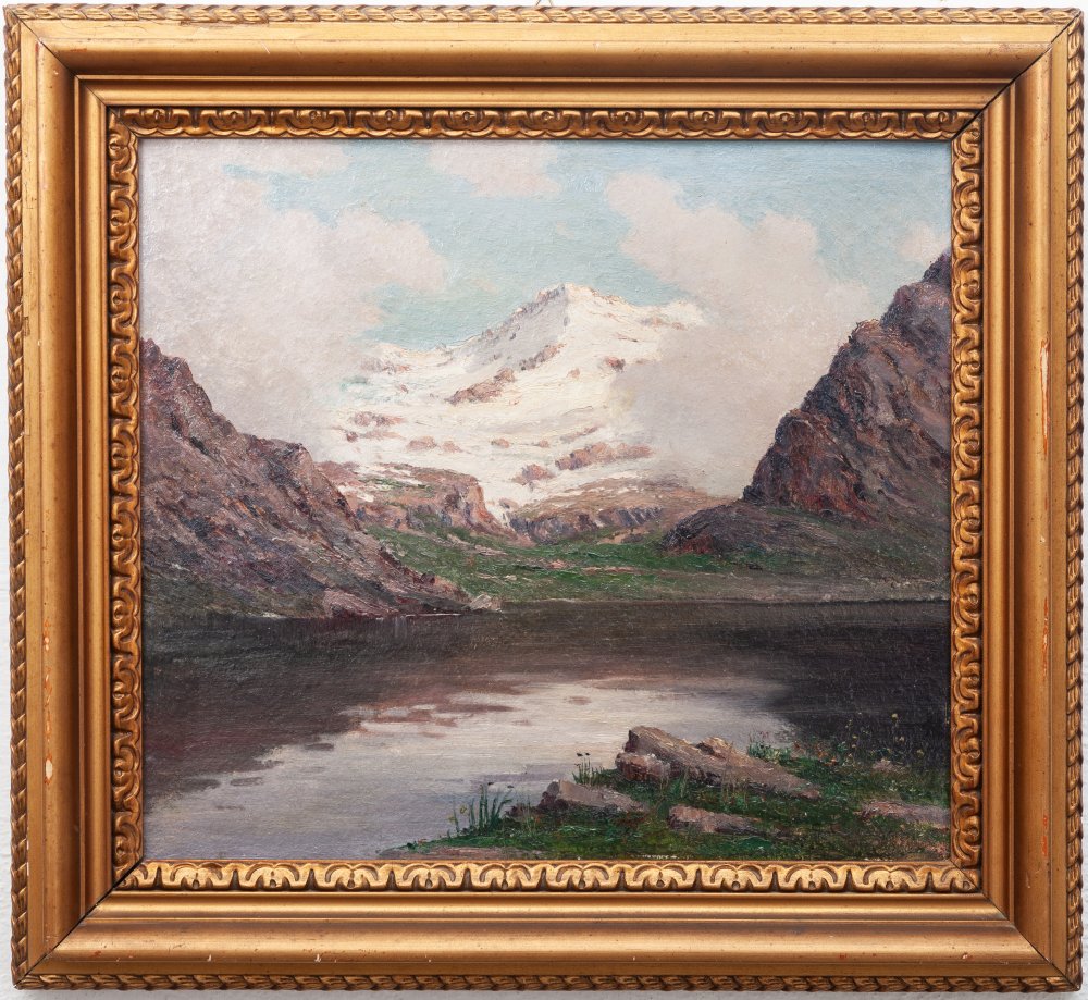 giovanni colmo: Il Monte Rosa dal lago di Gachet