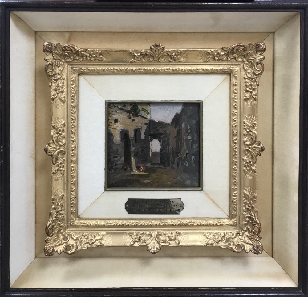 vincenzo cabianca: Perugia, le rovine del tempio di San Pietro
