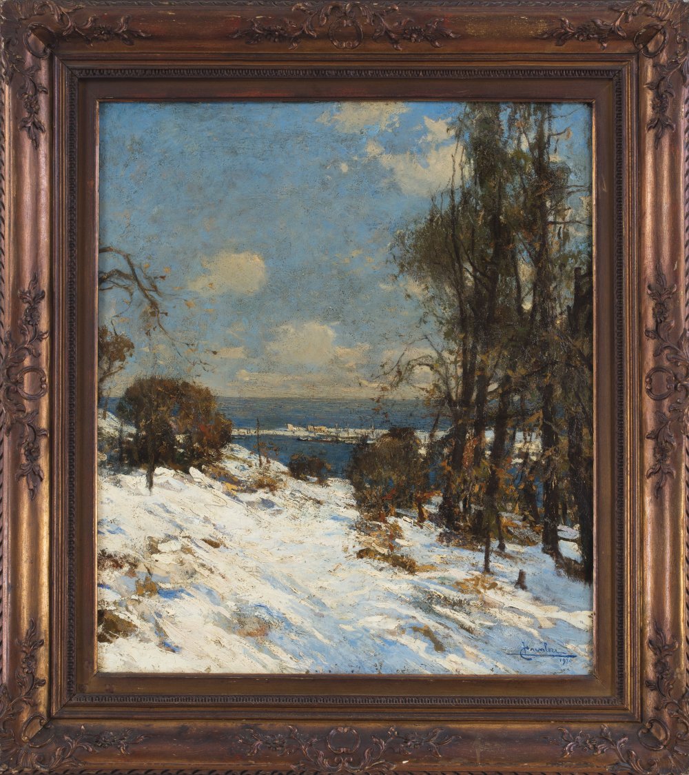ludovico cavaleri: Nevicata a Vado, Savona