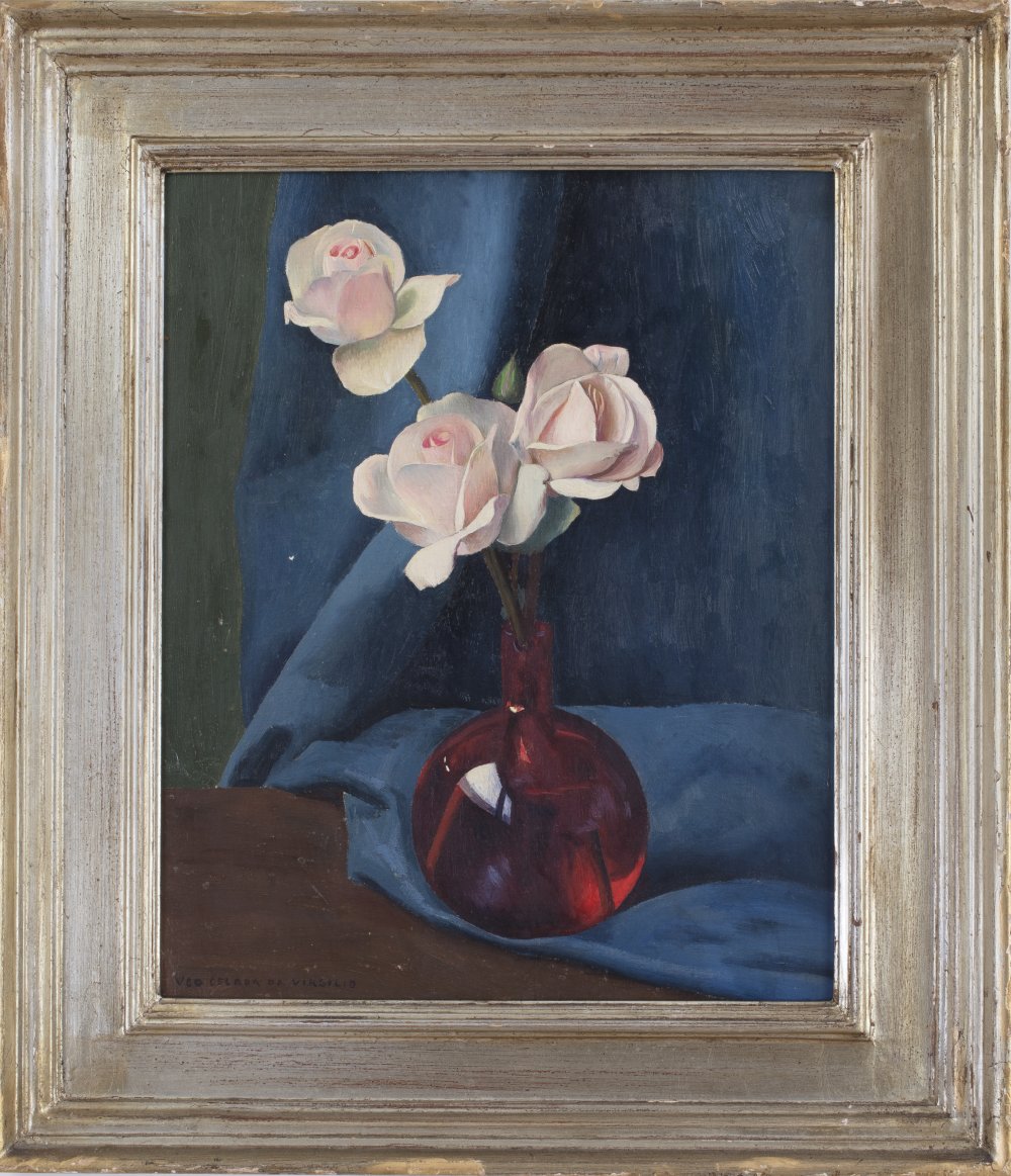 ugo celada da virgilio: Rose bianche