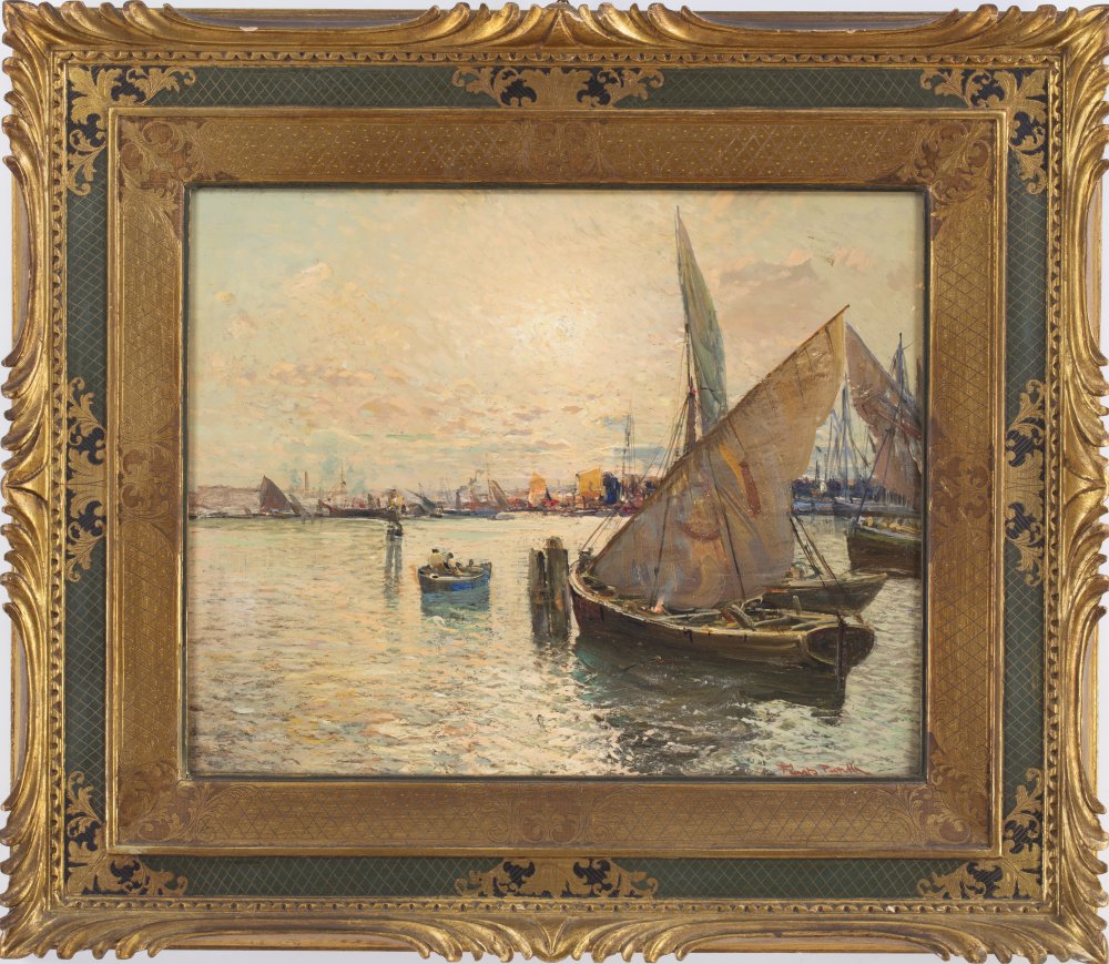fausto pratella: Pescherecci nel porto