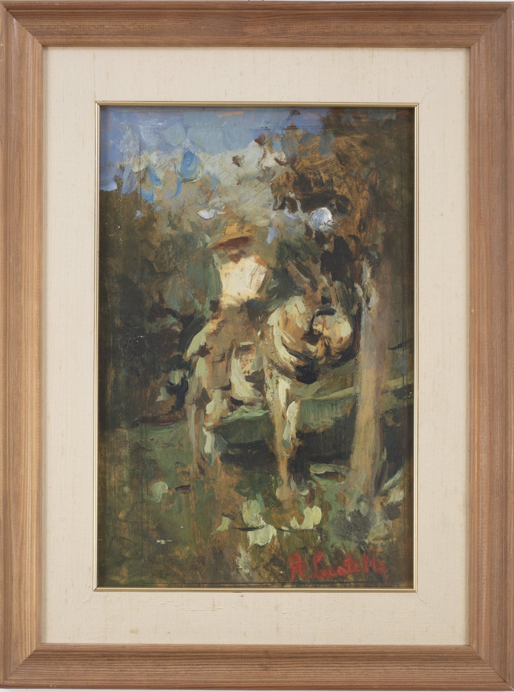 romualdo locatelli: Riding a donkey