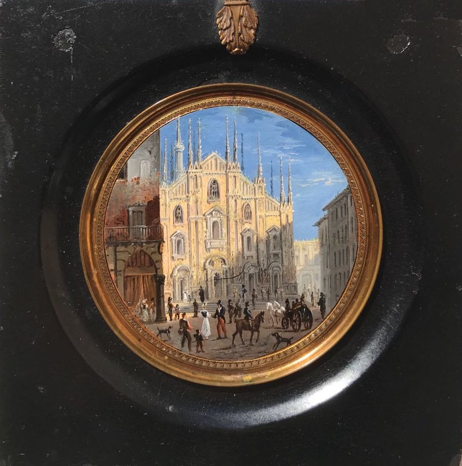 giovanni migliara: Il Duomo di Milano