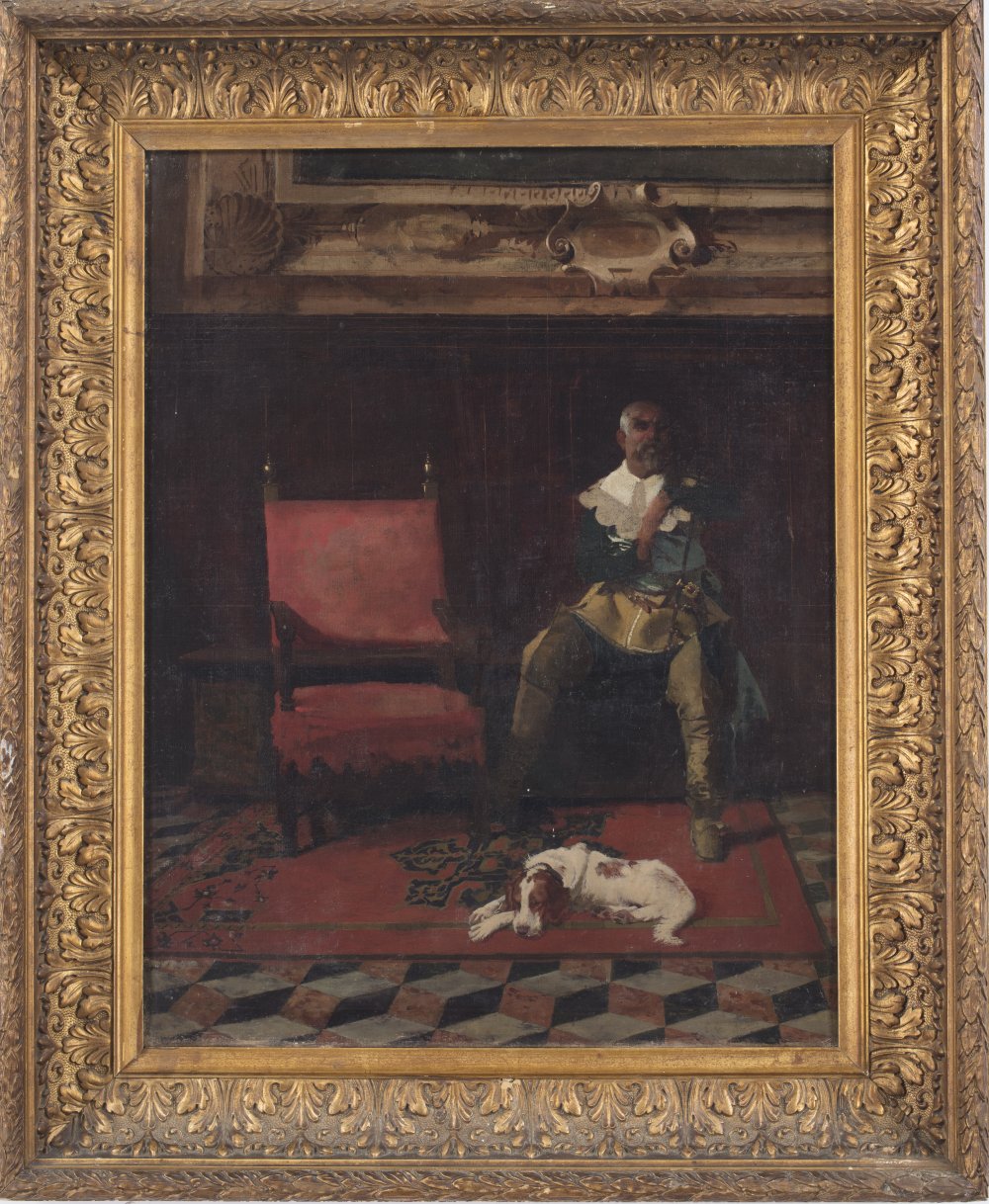 giovan battista quadrone: Scena di interno 