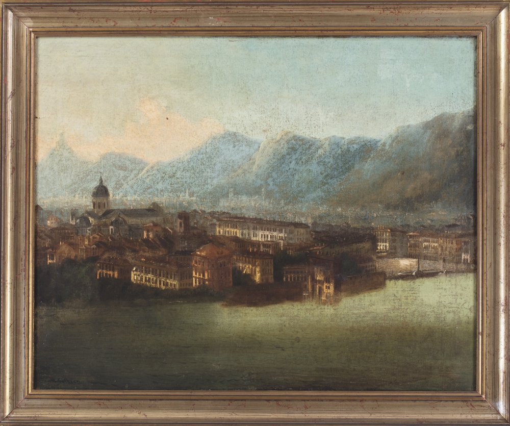hubert sattler: Veduta di Como